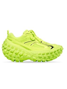 Balenciaga Men's Defender Sneaker in Fluo Yellow